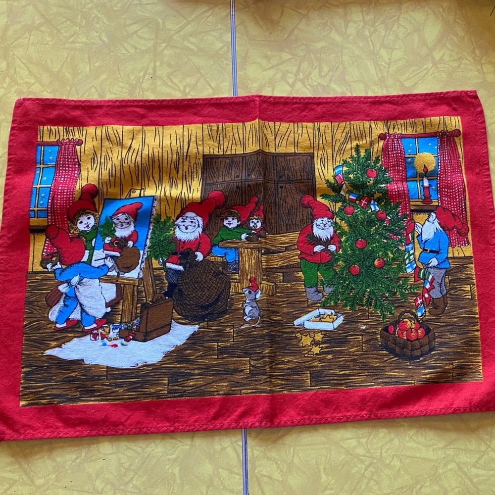 Vintage Nordic Holiday Table Runner